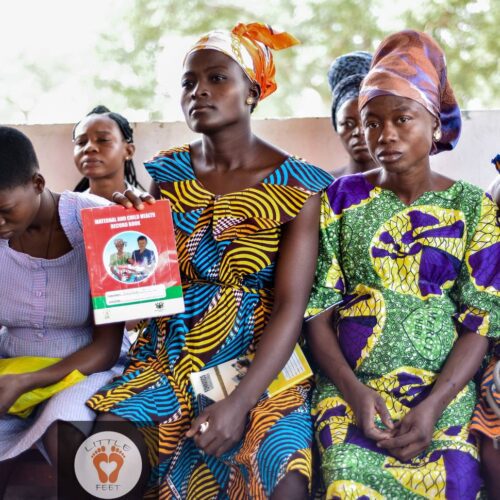 Community outreach — photograph from Little Feet Foundation
