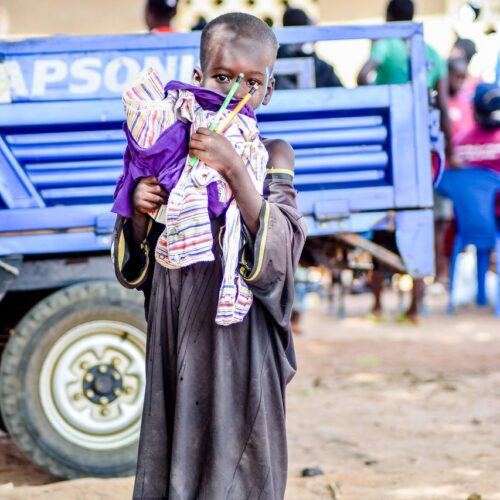 Community outreach — photograph from Little Feet Foundation