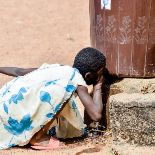 Community outreach — photograph from Little Feet Foundation