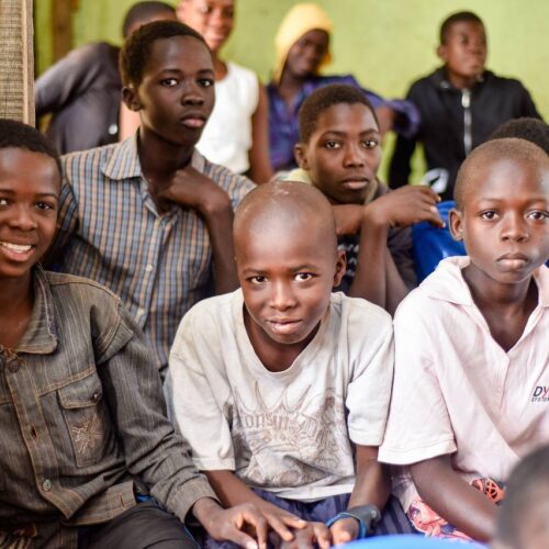 Community outreach — photograph from Little Feet Foundation
