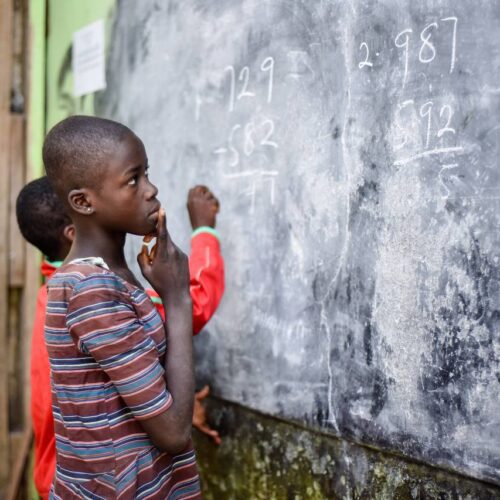Community outreach — photograph from Little Feet Foundation