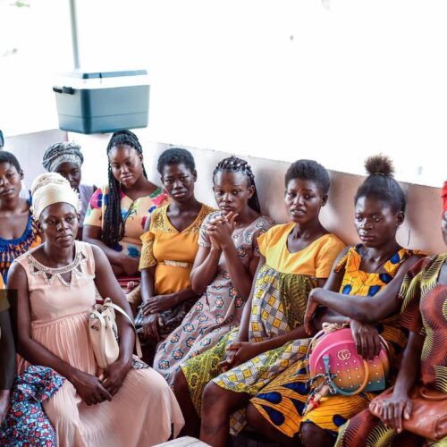 Community outreach — photograph from Little Feet Foundation