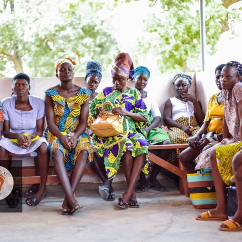 Community outreach — photograph from Little Feet Foundation