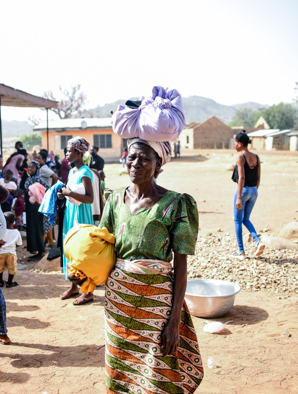 Community outreach — photograph from Little Feet Foundation