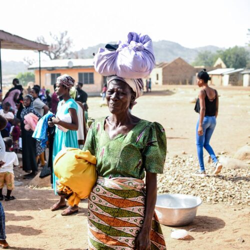 Community outreach — photograph from Little Feet Foundation