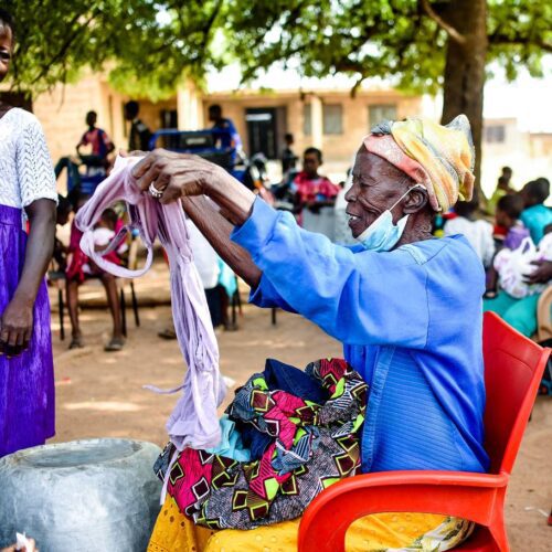 Community outreach — photograph from Little Feet Foundation