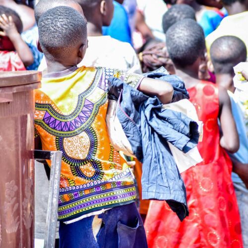 Community outreach — photograph from Little Feet Foundation